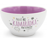 Nekupto Gift Center Ceramic Bowl Best Friend 13 x 6.5 cm