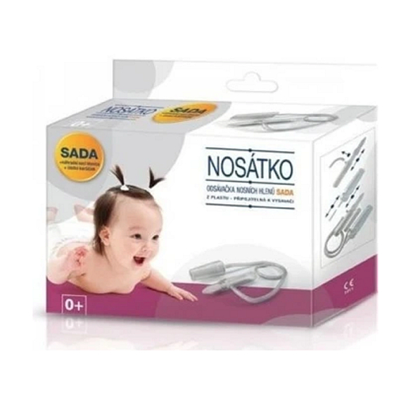 Nosátko Nasal Aspirator Plastic Set for Children