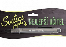 Nekupto Glowing pen with print The best teacher, touch tool controller 15 cm