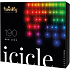 Twinkly Icicle Multi Color smart lights 190 pieces controlled via app coloured 5 m