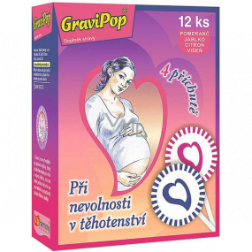 VitaHarmony GraviPop Lollipop relief for nausea in pregnancy dietary supplement 12 pieces