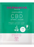 Dermacol Cannabis textile face mask with CBD