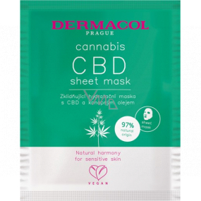 Dermacol Cannabis textile face mask with CBD