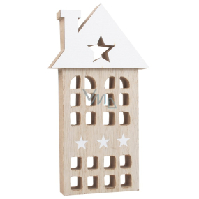 Wooden house with chimney 18 cm