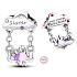Sterling silver 925 Sister - I will always be your friend, family bracelet pendant