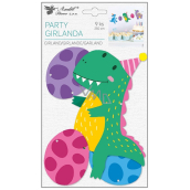 Paper garland Dinosaurs 15 x 25 cm
