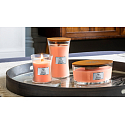 WoodWick Manuka Nectar scented candle with wooden wick and lid glass medium 275 g