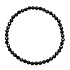 Onyx facet bracelet elastic natural stone, ball 4 mm / 19 cm, life force stone