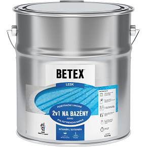 Betex s2852 2v1 base and top coat for pools 0440 dark blue, 9 kg