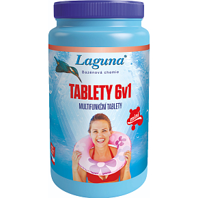 Laguna 6 in 1 Mini multifunctional tablets for year-round pool water maintenance, 1 kg Laguna 6 in 1 Mini multifunctional tablets for year-round pool water maintenance, 1 kg
