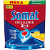 Somat Excellence 3in1 Lemon dishwasher tablets, 60 pcs
