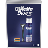 Gillette Fusion 5 Razor, Replacement Cartridges, 200 ml Gel