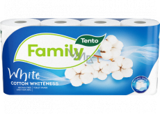 This Family Cotton Whiteness toilet paper white 2 ply 150 pieces 8 pieces