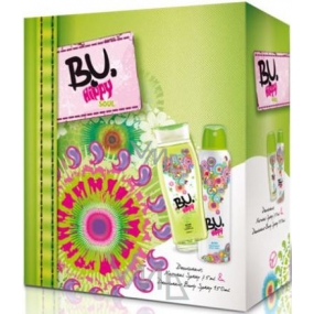 BU Hippy Soul shower gel 250 ml + deodorant spray 150 ml, gift set for women