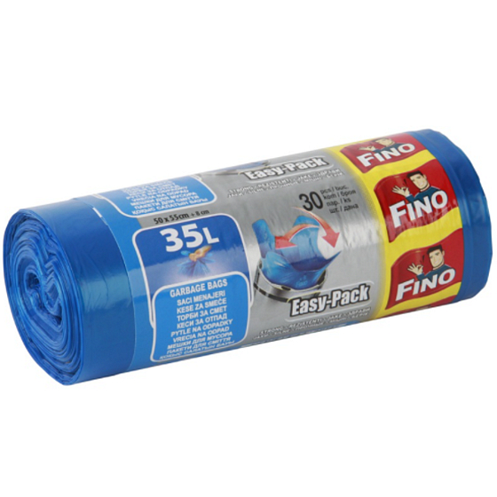 Fino Easy Pack Trash bags, 16 µm, 35 liters, 50 x 55 cm, 30 pieces