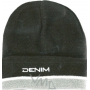 Denim Cap with gray-white rim 1 piece