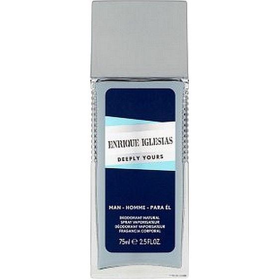 Enrique Iglesias Deeply Yours Man perfumed deodorant glass for men 75 ml