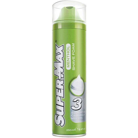 Super-Max Menthol shaving foam 250 ml