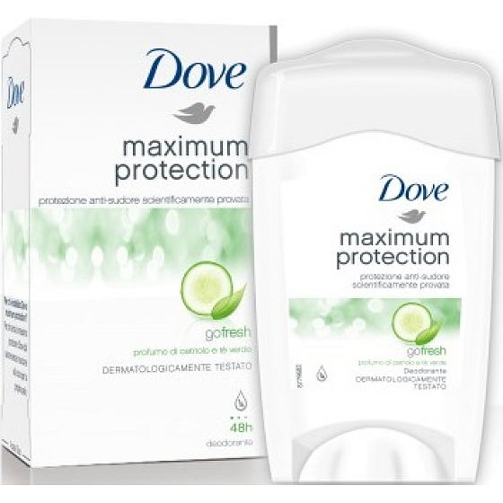 Dove Maximum Protection Cucumber & green tea antiperspirant deodorant stick for women 45 ml