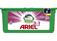 Ariel 3v1 Touch of Lenor Fresh gelové kapsle na praní prádla 28 kusů 837,2 g