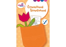 Ditipo Omalovánky do kapsy Čtverečkové 32 stran A6 105 x 148 mm