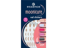Essence Moonicure nálepky na nehty 01 Half Moon Glam 1 aršík