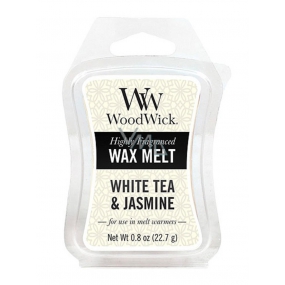 WoodWick White Tea & Jasmine - White tea and Jasmine fragrant wax for aroma lamps 22.7 g