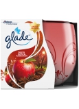 Glade Apple & Cinnamon and nutmeg scented candle in glass, burning time up to 30 hours 120 g