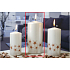 Lima Starlight candle white / copper 70 x 150 mm 1 piece