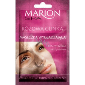 Marion Spa smoothing mask with pink clay for sensitive, delicate and bloody skin 8 g