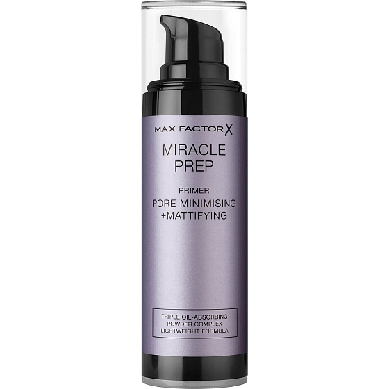 Max Factor Miracle Prep Primer mattifying base for smoothing the skin and minimizing pores 30 ml