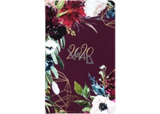 Albi Diary 2020 pocket weekly Meadow flowers 15,5 x 9,5 x 1,2 cm