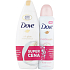 Dove Silk Glow Shower Gel 250 ml + Invisible Care Floral Touch antiperspirant deodorant spray for women 150 ml, duopack