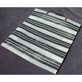 Shopping bag Poe striped 40 x 37 x 11 cm 1 piece