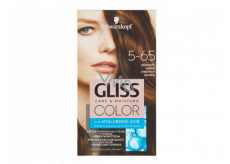 Schwarzkopf Gliss Color hair color 5-65 Hazel brown 2 x 60 ml