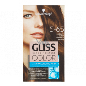 Schwarzkopf Gliss Color hair color 5-65 Hazel brown 2 x 60 ml