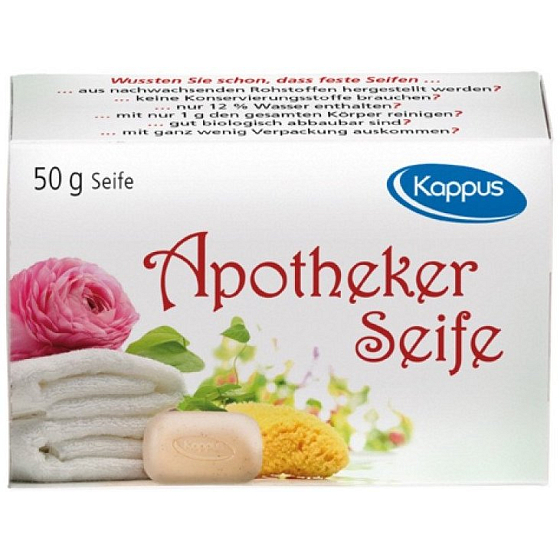Kappus Apotheker antibacterial medical very gentle toilet soap 50 g