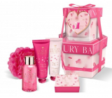 Grace Cole Perfect Petals cleansing gel 50 ml + hand cream 50 ml + body cream 50 ml + toilet soap 100 g + nylon cleansing cloth for children cosmetic set