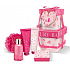 Grace Cole Perfect Petals cleansing gel 50 ml + hand cream 50 ml + body cream 50 ml + toilet soap 100 g + nylon cleansing cloth, cosmetic set