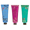 Heathcote & Ivory Trilogy Pink, Blue, Green Moisturizing Hand & Nail Cream 3 x 30 ml, Cosmetic Set