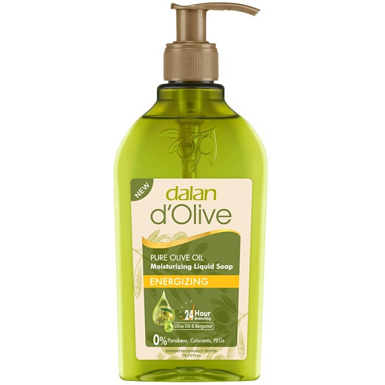 Dalan d Olive Energizing liquid soap with olive oil dispenser 300 ml