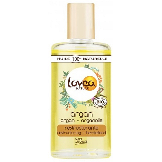 Lovea Bio Argan oil and vitamin E regenerating oil for face, body, hair 50 ml