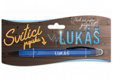 Nekupto Glowing pen named Lukáš, touch tool controller 15 cm