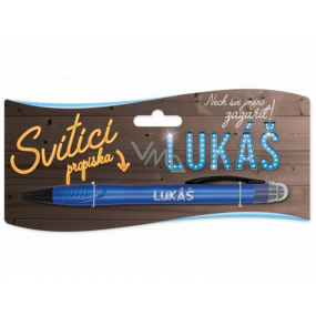 Nekupto Glowing pen named Lukáš, touch tool controller 15 cm