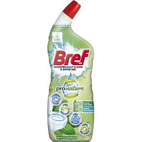 Bref WC gel Pro Nature Mint & Eucalyptus, 700 ml Bref WC gel Pro Nature Mint & Eucalyptus, 700 ml