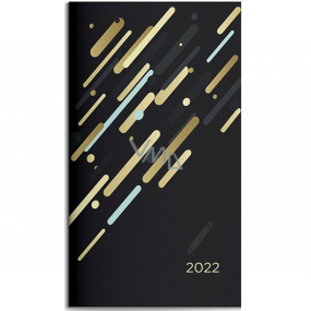 Albi Diary 2022 Pocket fortnightly Black 15.5 x 8.5 x 0.5 cm