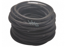 Hair bands thin black 30 pieces