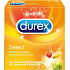 Durex Select condom colored flavored nominal width: 56 mm 3 pieces