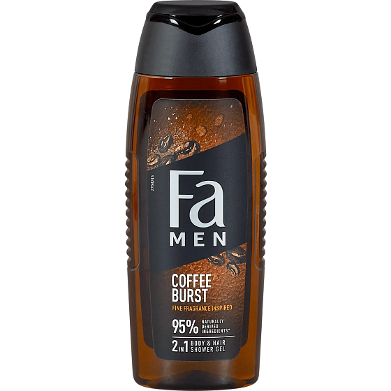 Fa Men Coffee Burst shower gel and shampoo for men 250 ml