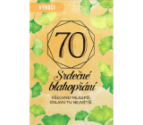 Nekupto Birthday greetings 70 Heartfelt greetings 115 x 170 mm